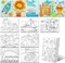 24 Pcs Pre Drawn Canvas for Painting for Kids Adults (White) 7.8 x 5.83 x 0.04 inches